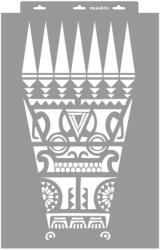 MyWall Maori 02 stencil - 3D - 38x60 cm maxi