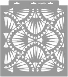 MyWall Artdeco 12 stencil - Festő - 38x42 cm nagy