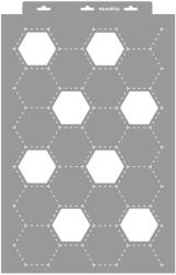 MyWall Foci stencil - 3D - 38x60 cm maxi