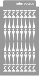 MyWall Maori 07 stencil - Festő - 18x35 cm kicsi