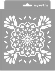 MyWall Indián mandala stencil - 3D - 18x23 cm mini