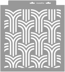 MyWall Artdeco 04 stencil - 3D - 38x42 cm nagy