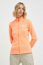 Jack Wolfskin sportos pulóver Taunus narancssárga, sima - narancssárga S