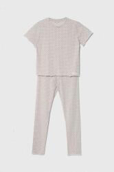 Tommy Hilfiger gyerek pizsama bézs, mintás - bézs 164-176