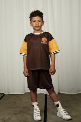 Mini Rodini gyerek póló barna, nyomott mintás - barna 104-110