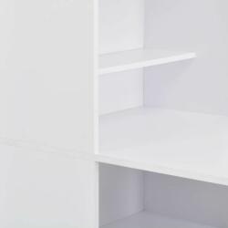 VidaXL Masă de bar cu dulap, alb, 115 x 59 x 200 cm (280227)