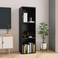 vidaXL Bibliotecă/Comodă TV, negru, 36 x 30 x 114 cm, PAL (800136) Biblioteca