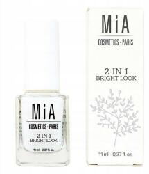 Mia Cosmetics Paris Wybielająca kuracja do paznokci - Mia Cosmetics Paris 2 In 1 Bright Look 11 ml