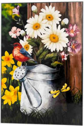 Pictura pe Numere pentru Copii: Vaza cu Flori