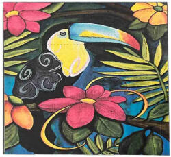  Pictura pe Numere Copii 5 Ani+ Papagal in jungla Carte de colorat