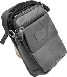  Borseta Piele Barbati: Ruff Ryder Neagra, Umar, Mana ✔️ Colectia Executive