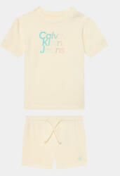 Calvin Klein Jeans Póló és rövidnadrág Gradient Logo IN0IN00175 Fehér Regular Fit (Gradient Logo IN0IN00175)