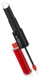 L'Oréal Luciu și balsam de buze 2 în 1 - L'Oreal Paris Rouge a Levres Infaillible Duo 404 - Corail Constant