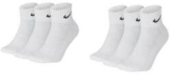 Nike Set de sosete unisex din material usor, cu tehnologie Dri-Fit Everyday Nike 6 perechi, Alb