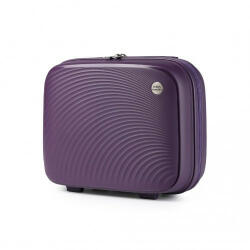ELLE Miss Lulu London K2393L - BRITISH Traveller könnyű 14 Zoll Polypropylen bőrönd Lila