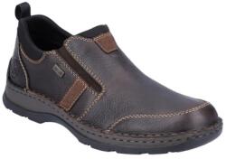 RIEKER Pantofi barbati impermeabili, piele naturala, 05355-25, negru - 40 EU