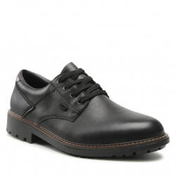 RIEKER Pantofi barbati casual, piele naturala, F4611-00, negru - 43 EU
