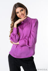 Hermosa Bluza din Sifon Gofrat Isabela - 36