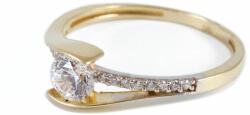 Ékszershop Sárga arany szoliter gyűrű (1247196)