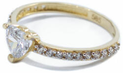 Ékszershop Sárga arany női szoliter gyűrű (1274912)