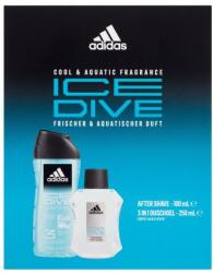 Adidas Ice Dive set cadou Lotiune dupa ras 100 ml + gel de duș 250 ml pentru bărbați