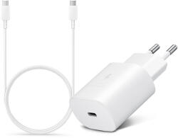 Samsung EP-TA800EWE gyári gyorstöltő adapter 25W + EP-DA705BWE Type-C/Type-C 1m - fehér - ECO
