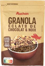 Auchan Kedvenc Granola csokoládéval és dió darabokkal 350 g
