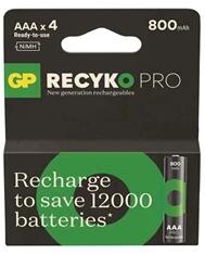 GP Batteries GP ReCyko Pro NiMH Akkumulátor HR03 (AAA) 4db (B26184)