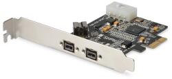 ASSMANN FireWire Card PCI-Ex4, 1 x FireWire 800 belső, 2 x FireWire 800 külső (DS-30203-2)