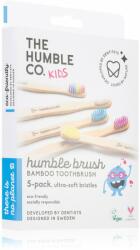 The Humble Co. The Humble Co. Brush Kids Periuta de dinti de bambus ultra moale pentru copii 5 buc