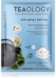 Teaology White Tea Peptide Mask Masca facelift intens și de strălucire 21 ml Masca de fata