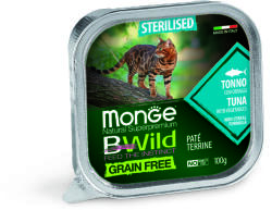 Monge BWild Grain Free Paté Terrine Sterilised - tonhal zöldségekkel 100 g