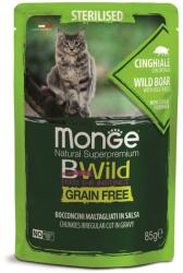 Monge BWild Grain Free Sterilised nedves macskatáp - vaddisznó zöldségekkel 85 g