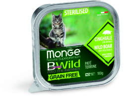 Monge BWild Grain Free Paté Terrine Sterilised - vaddisznó zöldségekkel 100 g