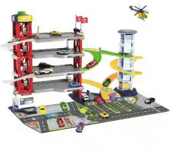 Dickie Toys Dickie Toys óriás 4 emeletes parkolóház járművekkel, lifttel, fénnyel és hanggal (DICKIE9000) - jatekbirodalom