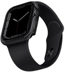 Uniq Valencia Apple Watch 45mm/44mm aluminium tok, fekete (UNIQ-45MM-VALGRP)