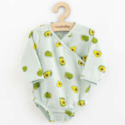 NEW BABY Csecsemő muszlin patentos body New Baby Avocado - pindurka - 5 090 Ft