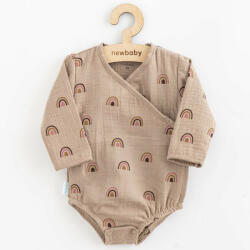 NEW BABY Csecsemő muszlin patentos body New Baby Rainbow - pindurka - 5 090 Ft