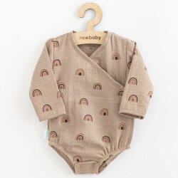NEW BABY Csecsemő muszlin patentos body New Baby Rainbow - pindurka - 5 390 Ft