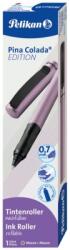 Pelikan Roller Pina Colada Edition, grip ergonomic, ambidextru, 1 rezerva albastra inclusa, culoare mov metalizat, in cutie de carton, Pelikan 824392