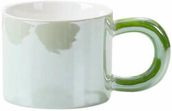 Pufo Glossy kerámia bögre teához, kávéhoz, 250 ml, zöld (Pufo3051verde)