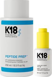 K18HAIR Promo csomag: Karbantartó sampon, 250 ml + Molekuláris helyreállító olaj, 30 ml