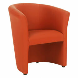 Klub fotel, textilbőr, narancssárga, CUBA (07013188)