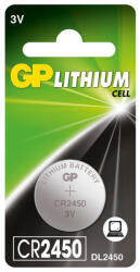 GP Batteries CR2450 Lithium gombelem 5db/bliszter (B1585)