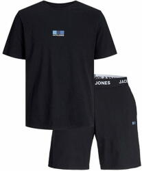  Jack&Jones Férfi szett - póló és rövidnadrág JACOSCAR Standard Fit 12258219 Black/Shorts (Méret S)