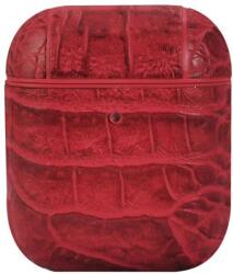 TERRATEC AirBox Crocodile Pattern Apple AirPods védőtok - Piros (306840) (306840)