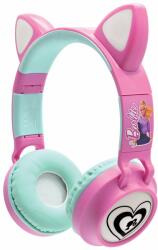 Barbie Casti pliabile 2 in 1 cu urechi, Lexibook, Barbie, Jack 3.5 mm, Bluetooth