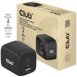 Club 3D CLUB3D CAC-1913 mobiltelefon töltő Mobiltelefon, Laptop, Okostelefon, Univerzális Fekete AC Gyorstöltés Beltéri (CAC-1913EU) (CAC-1913EU)