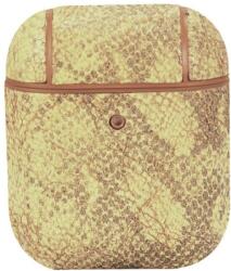 TERRATEC AirBox Crocodile Pattern Apple AirPods védőtok - Barna (306842) (306842)