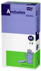 Matopat púdermentes nitril Gumikesztyű 100db - M méret - lila (MA-144-M000-021)